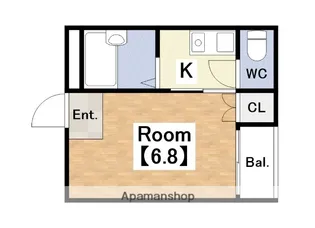 アスカマンション【109号室】の間取り