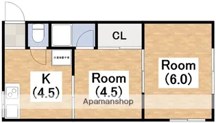 光ハイツ【503号室】の間取り