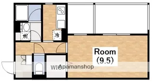 大阪府大阪市東住吉区西今川2丁目【マンション】の間取り