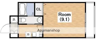 CASSIA天王寺東【8階】の間取り