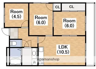 メゾンセレナ【2階】の間取り