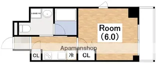LIVE CASA田辺【501号室】の間取り