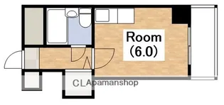 エルベコート針中野【2階】の間取り