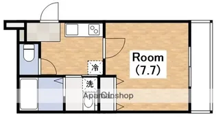 大阪府大阪市東住吉区桑津3丁目【アパート】の間取り