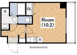大阪府大阪市東住吉区田辺1丁目【マンション】の間取り
