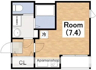 大阪府大阪市東住吉区北田辺6丁目【アパート】の間取り