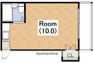 大阪府大阪市東住吉区針中野4丁目【マンション】の間取り