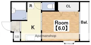 美里マンション【2階】の間取り