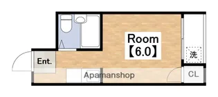 カツタビルディング5号館【609号室】の間取り