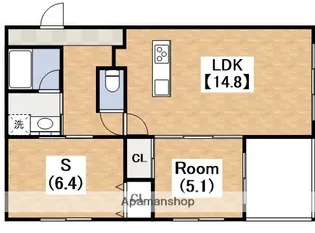 大阪府大阪市阿倍野区三明町1丁目【マンション】の間取り