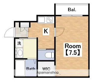 グレイスヘーベル【4階】の間取り