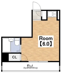 三明ハイツ【406号室】の間取り