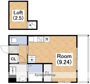 ブリリアントコート パーリオ【605号室】の間取り