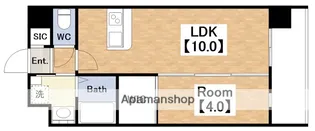 SILUS昭和町【5階】の間取り