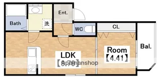 ARCASAKISHINOSATO【3階】の間取り