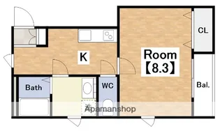 メゾン共立通【3階】の間取り