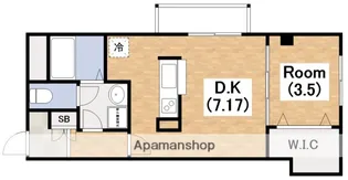 リベラ山坂【2階】の間取り