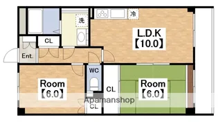 マジョール松崎【5階】の間取り