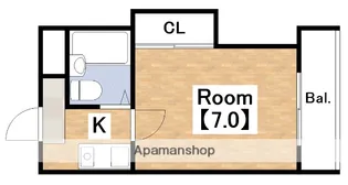 ルーモ矢田Ⅱ【411号室】の間取り
