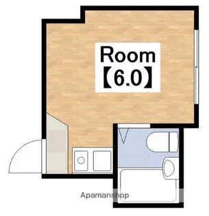 コージーフラッツ文の里【1B号室】の間取り