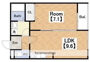 アート阪南町【3階】の間取り