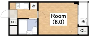 ロイヤルヴィラあべの【306号室】の間取り
