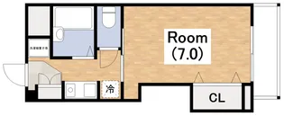 アーバンコートアベノⅡ【405号室】の間取り