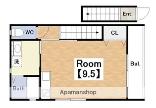 シード阿倍野ハイツ【201号室】の間取り