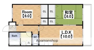 メゾン・ド・ふじ【2階】の間取り