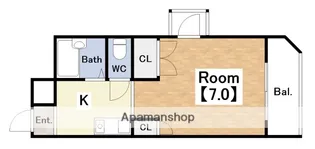 メゾン住吉弐番館【501号室】の間取り