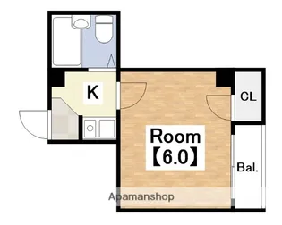 EST山坂【3D号室】の間取り