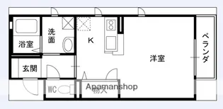 RASEN GARTEN【101号室】の間取り