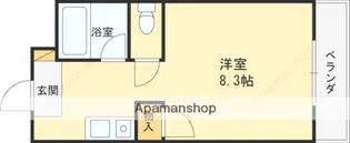 ロワイヤル離宮西宮【1階】の間取り