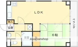 兵庫県西宮市大畑町【マンション】の間取り