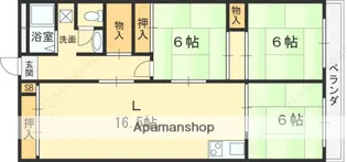 東山本ハイツ【1階】の間取り