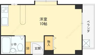 キングコーポラスII【1階】の間取り