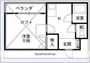 アグレアーブル塚口【2階】の間取り