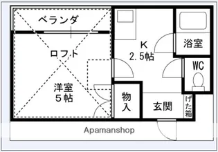 アグレアーブル塚口【2階】の間取り