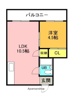 伊丹中央ビル【4階】の間取り