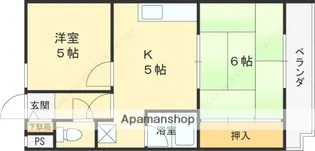 フローレンス西宮Ⅰ【307号室】の間取り