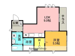 シェ モア【1階】の間取り