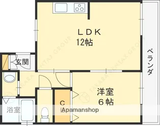 ミスターK北武庫之荘【2階】の間取り