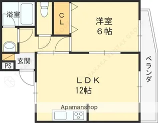 ミスターK北武庫之荘【2階】の間取り