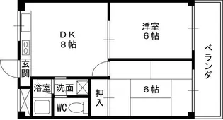 兵庫県西宮市大島町【マンション】の間取り