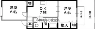 ハイツ掛塚【1階】の間取り