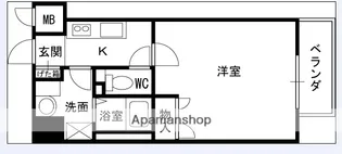 イムーブル・エピ【6階】の間取り