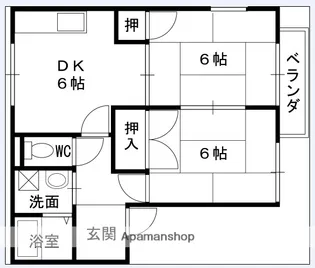 フレグランス・ジャスミン【2階】の間取り