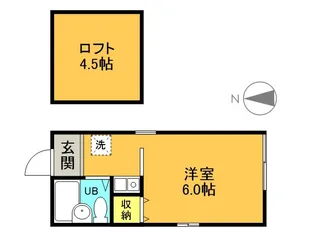 プチグレイス塚口弐番館【1階】の間取り