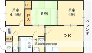 パストラル横小路【3階】の間取り