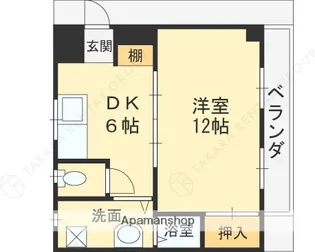 クボタハイツ【3階】の間取り